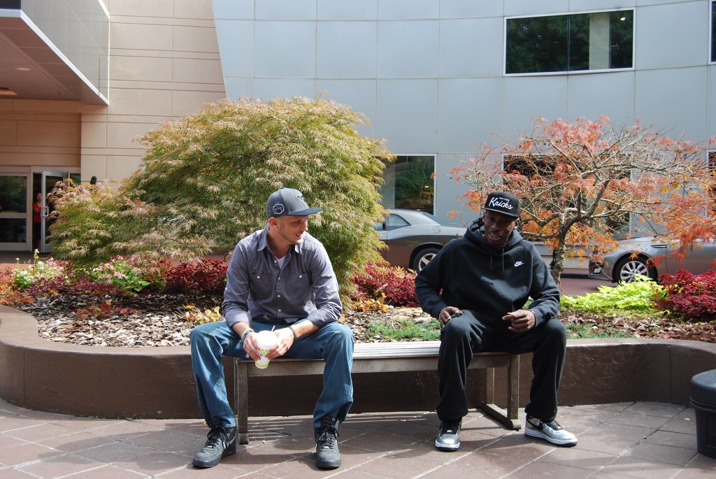 Sitting next to Pete Rock (A3C 2015)