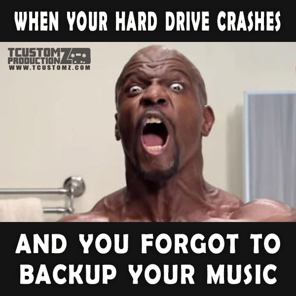 When Your Hard Drive Crashes, And You Forgot to Backup Your Music