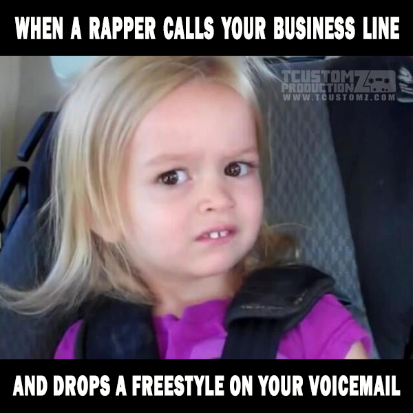 When a Rapper Calls Your Business Line and Drops a Freestyle on Your Voicemail