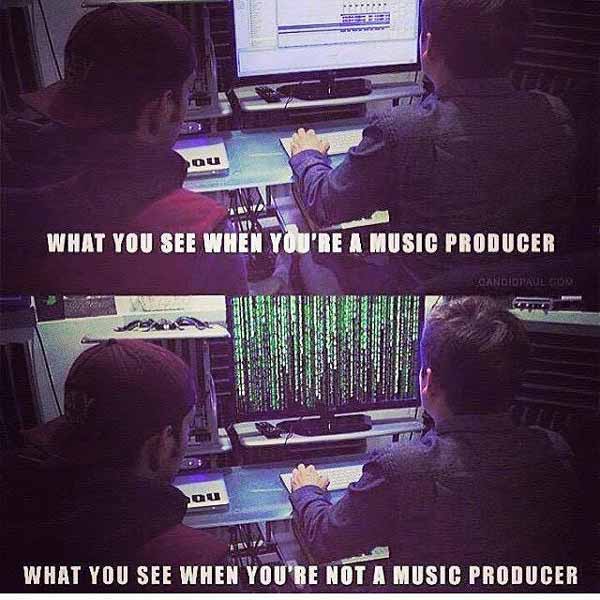 What You See When You're a Music Producer