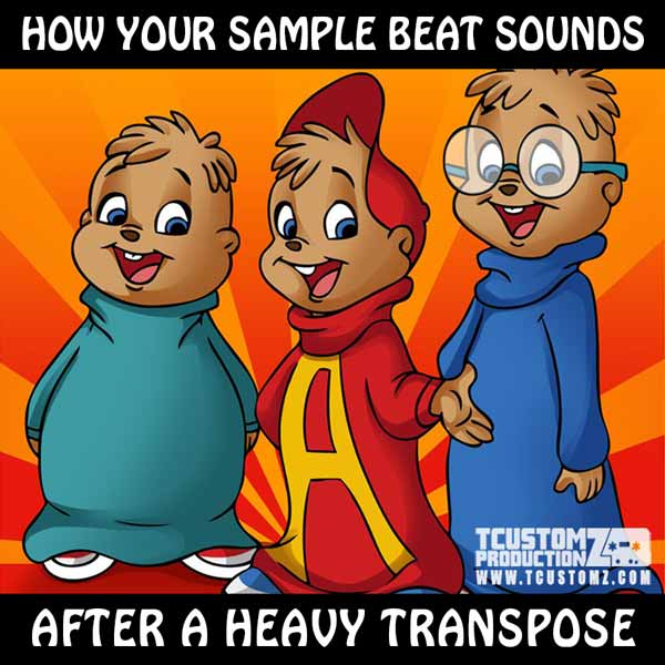 How Your Sampled Beat Sounds After a Heavy Transpose
