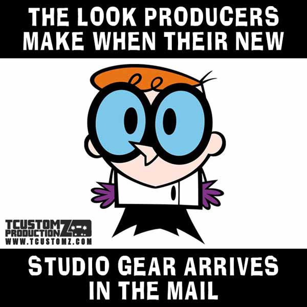 The Look Producers Make When Their New Studio Gear Arrives in the Mail